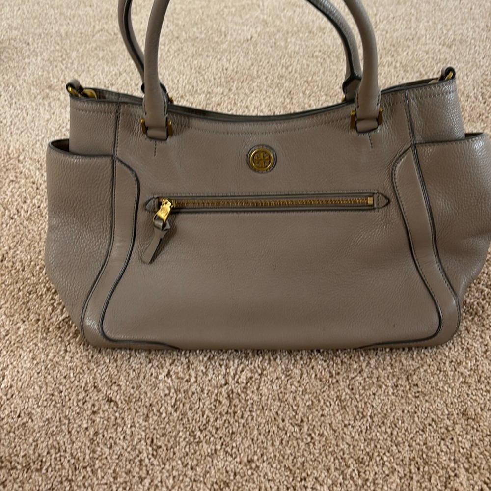 Grey Tory Burch Purse